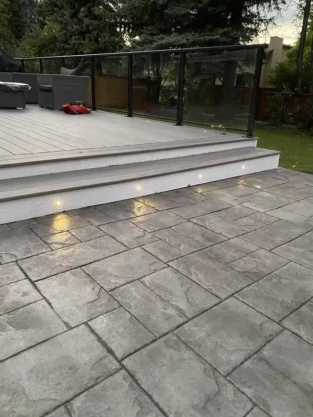 Custom deck project by Lamacraft in Calgary